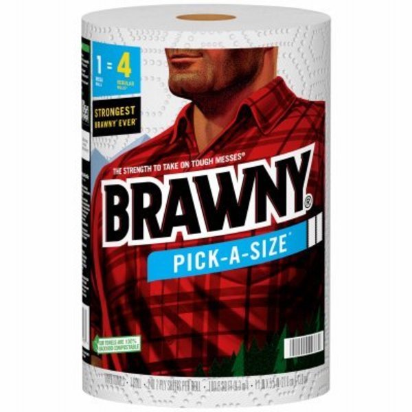 Georgia Pacificrporation Brawny Paper Towels, 240 Sheets, White 44373